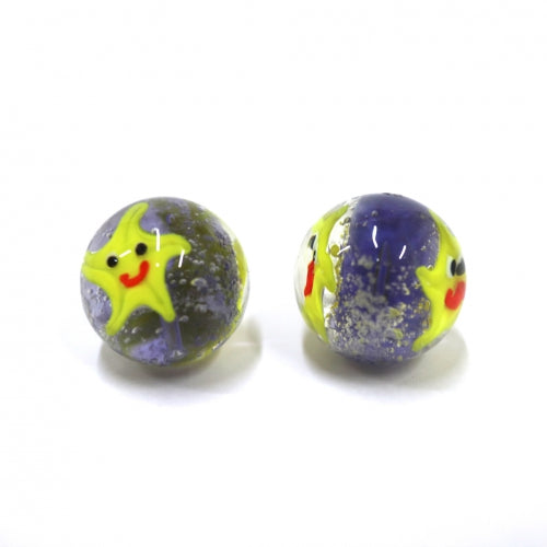 ビー玉 251 ヒトデ 22mm