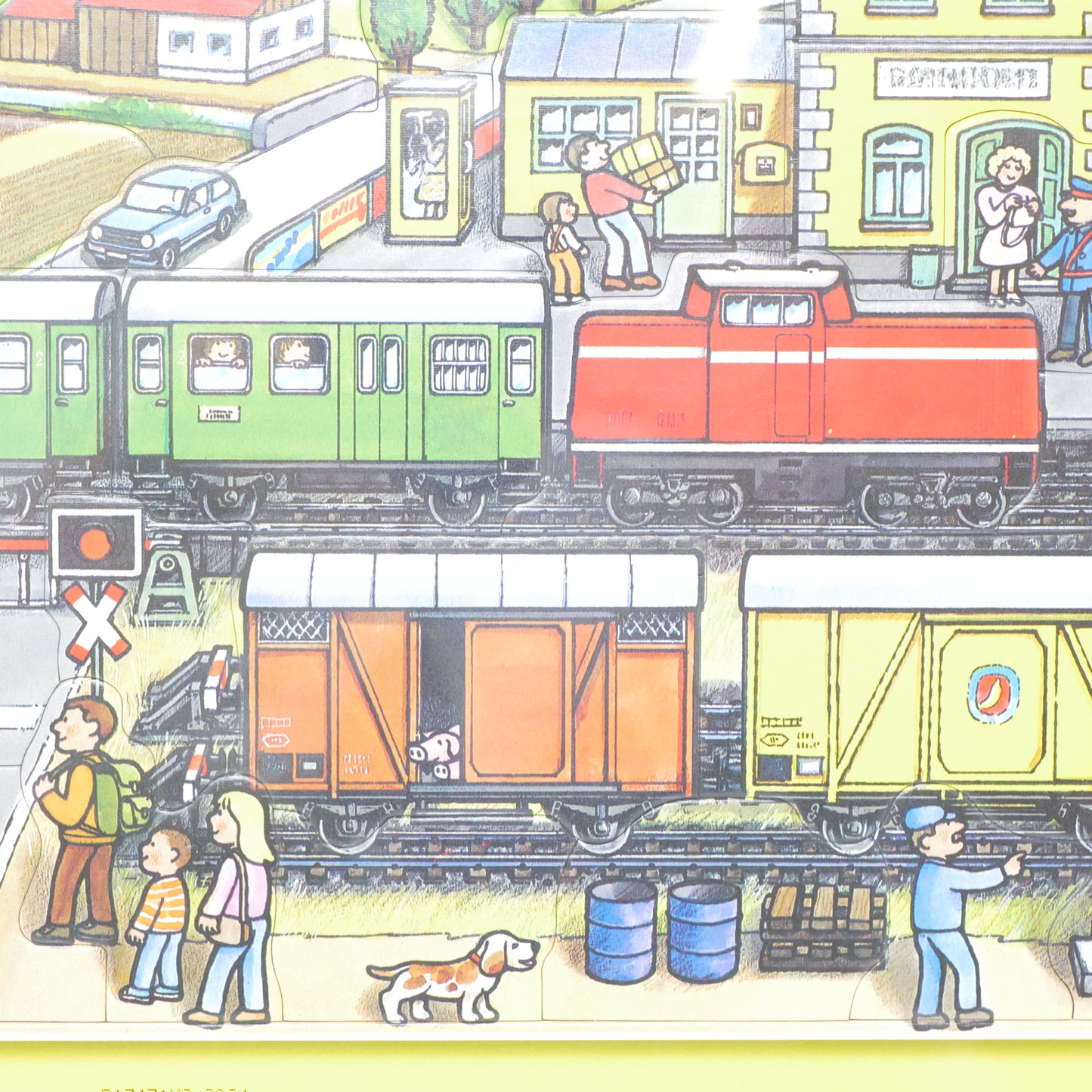 パネルパズル 41P 村の駅